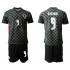 Camisola Croácia Andrej Kramaric 9 Criança Equipamento Segundo Euro 2020 Manga Curta